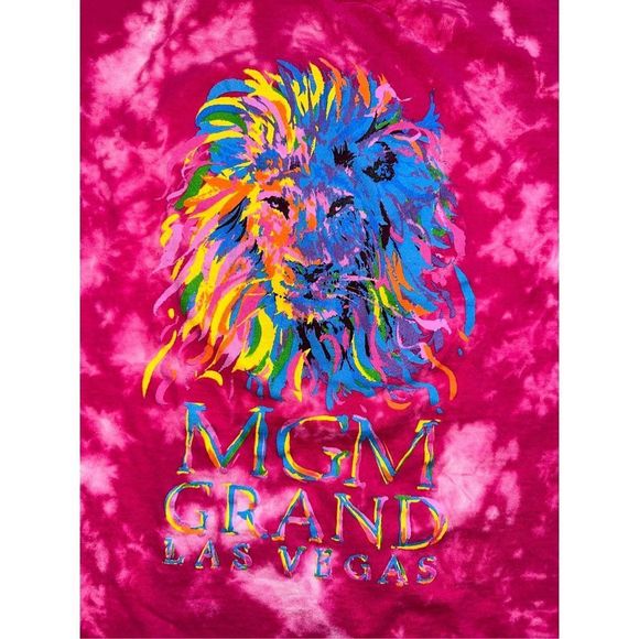 MGM Grand Las Vegas Lion Bleached Tee - Picture 3 of 4